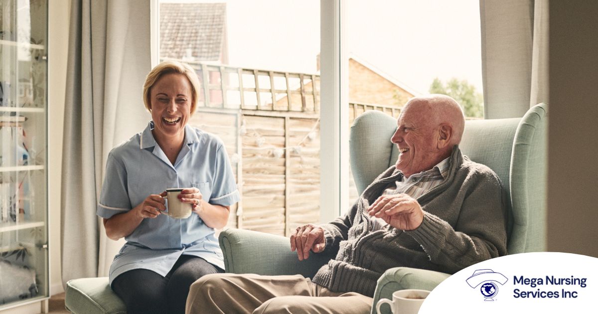 A caregiver provides Memory Care at Home to a senior