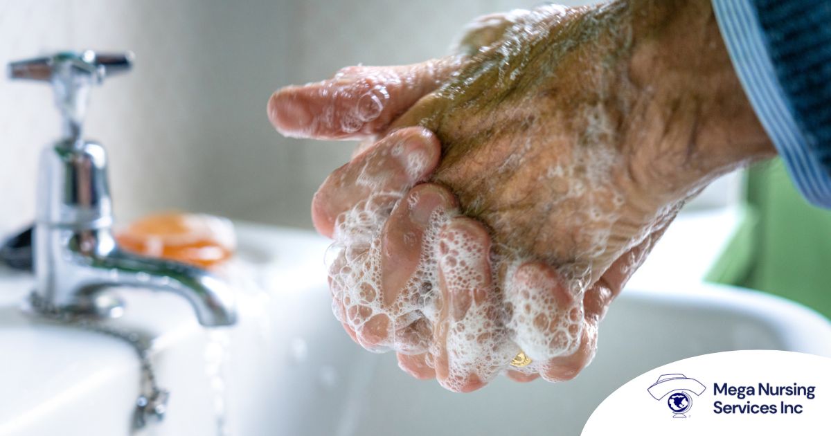 Small daily habits like hand washing support infection prevention in seniors.