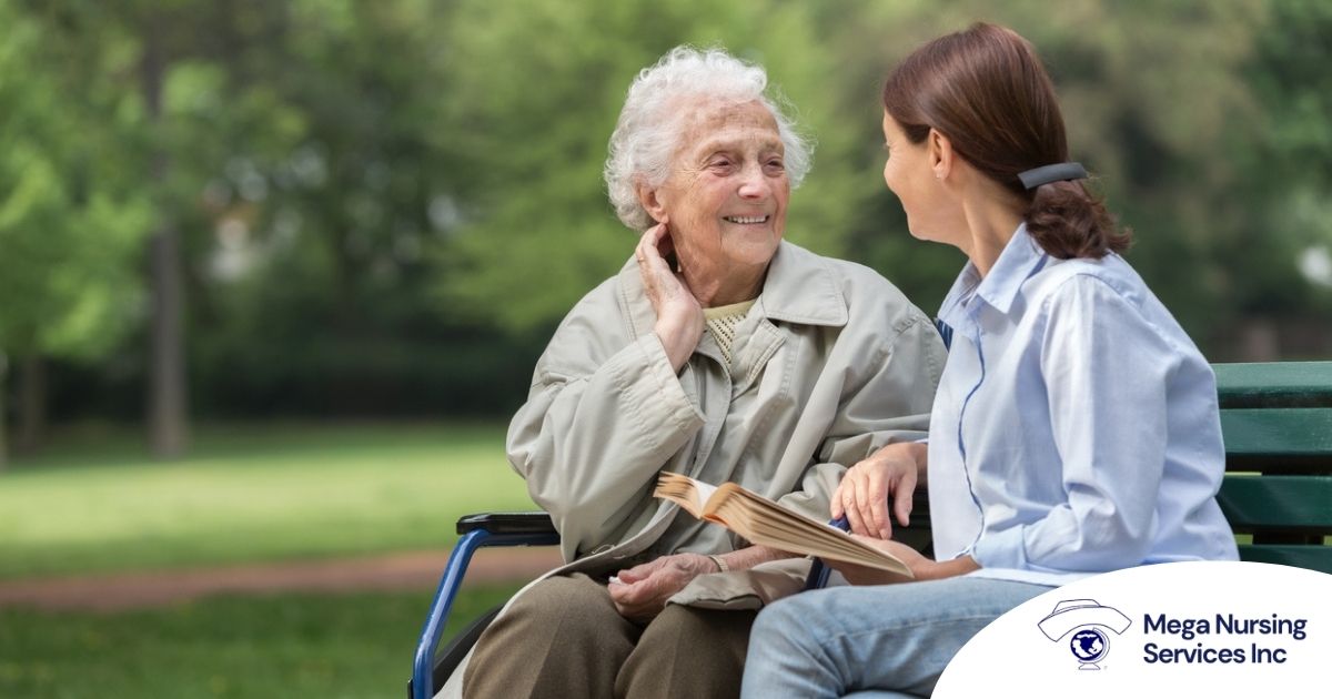 A companion caregiver fights depression in seniors through home care