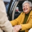 A loved one benefits from senior transportation services.